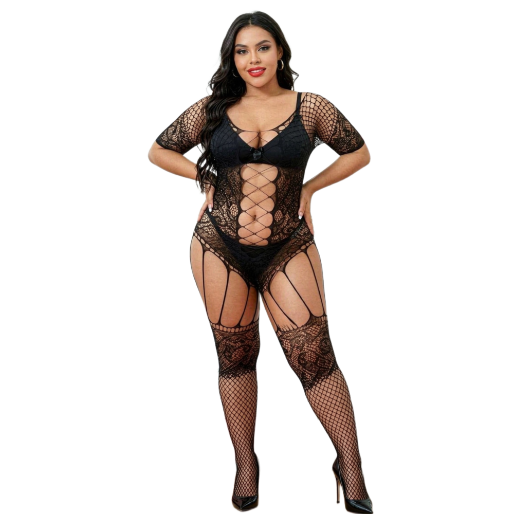 New Plus Size Bodystocking Bod - Bodystocking Fishnet review and price